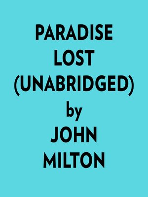 cover image of Paradise Lost (Unabridged)